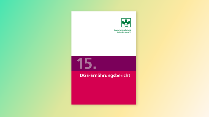 Cover des 15 DGE-Ernährungsberichts