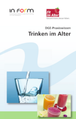 Titel der Broschüre Trinken im Alter