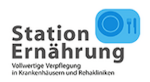 Logo der Kampage Station Ernährung mit blauem Tablett